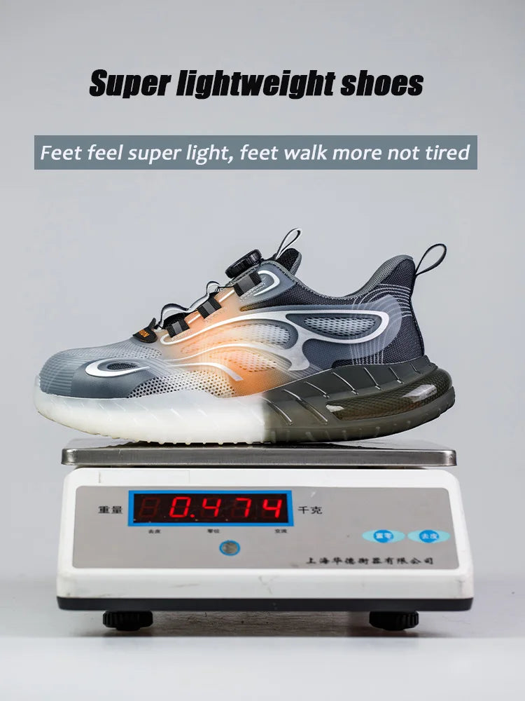 Rotating Buckle for Safety Shoes Men's Work