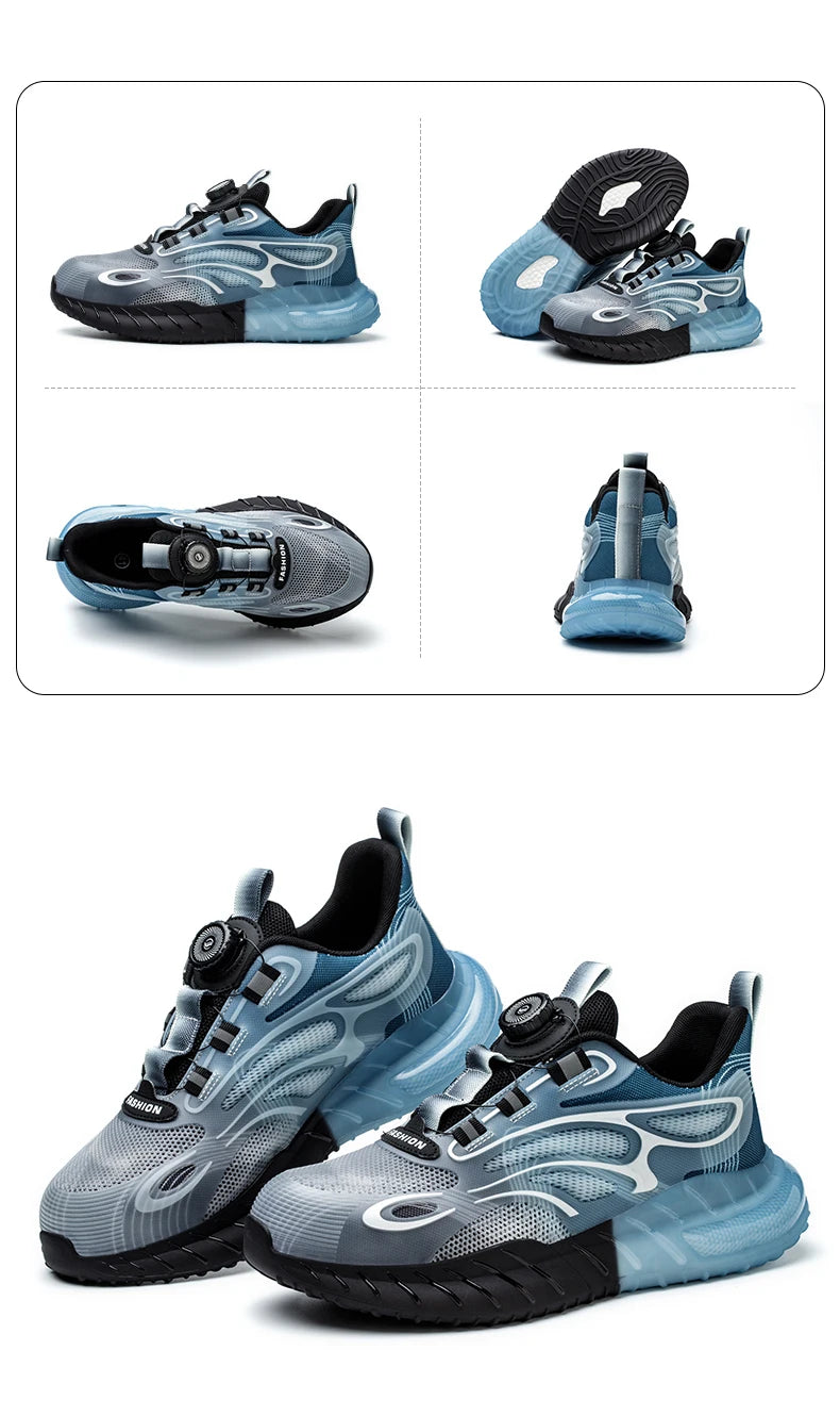 Rotating Buckle for Safety Shoes Men's Work